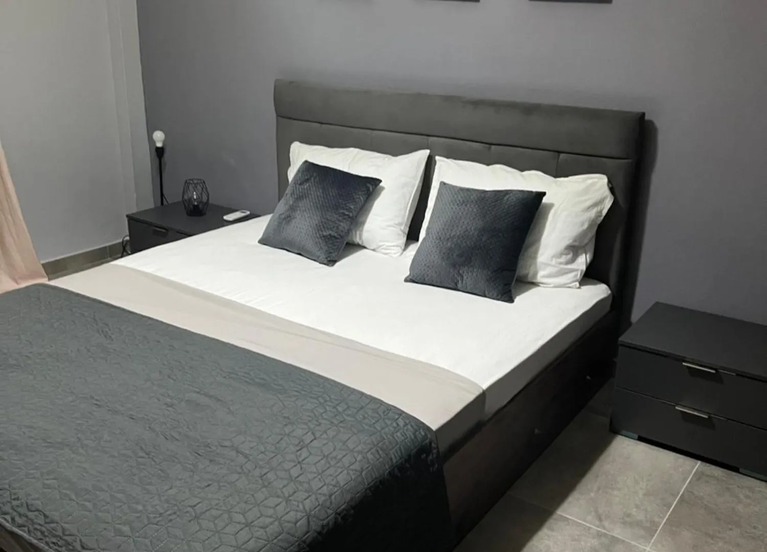Modern Grey Apartment Nea Michaniona