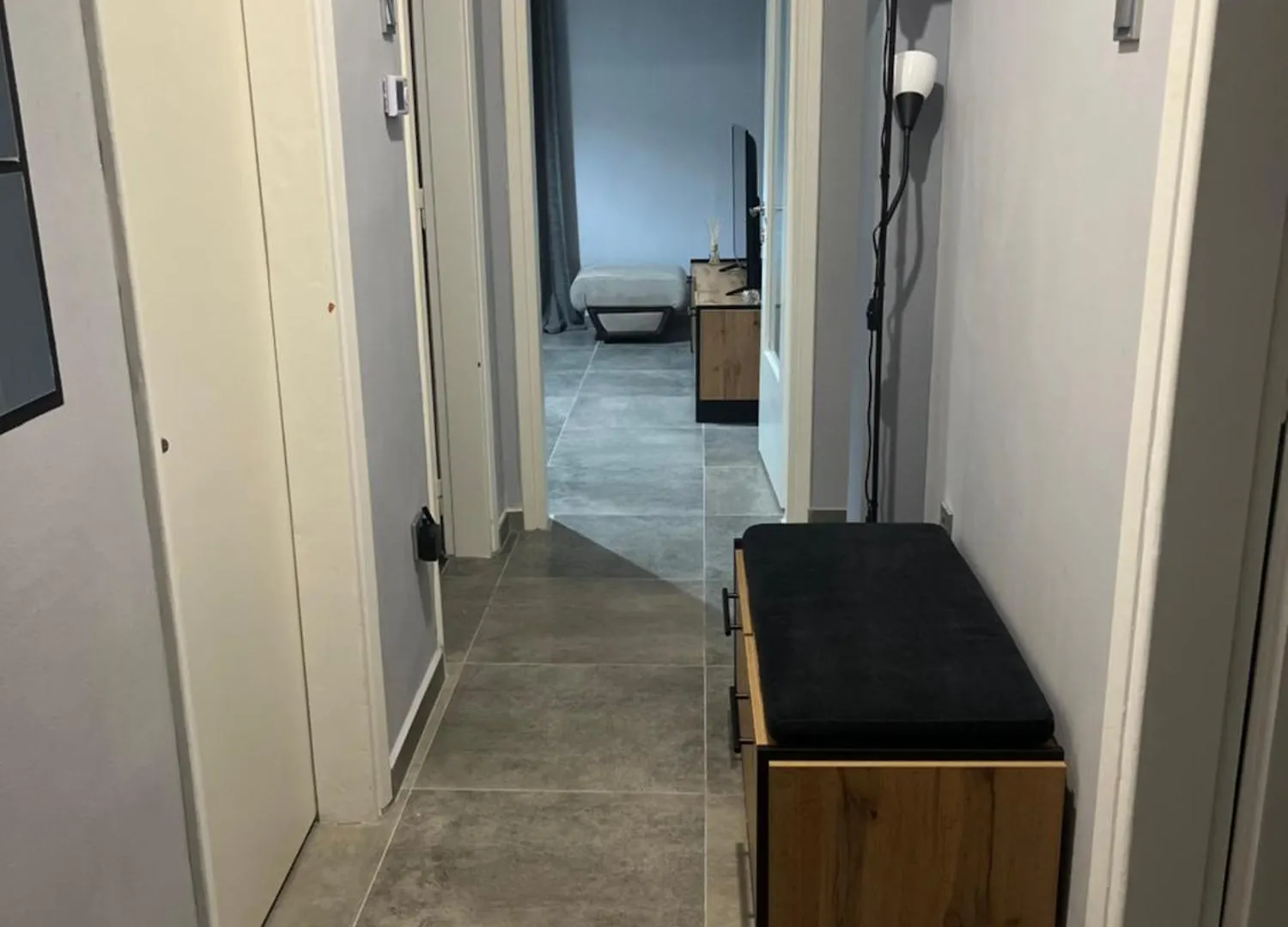 Modern Grey Apartment Nea Michaniona Greece