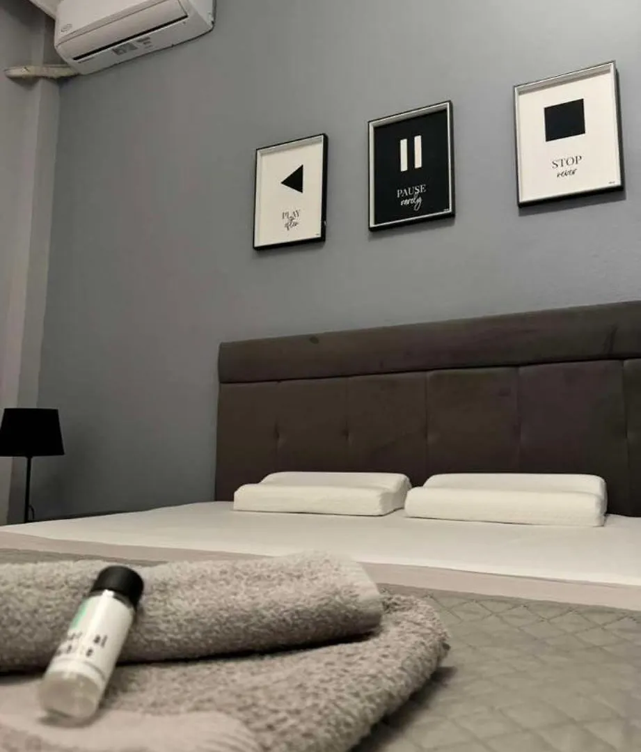 Modern Grey Apartment Nea Michaniona